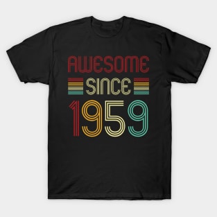 Vintage Awesome Since 1959 T-Shirt